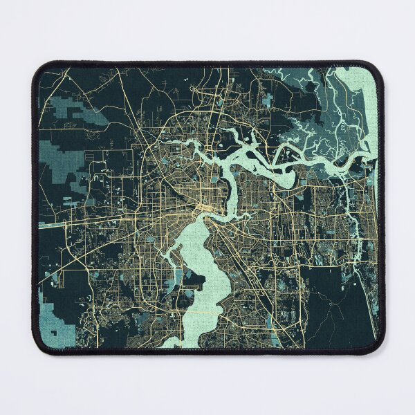 Item preview, Jacksonville City Map of Florida USA - Summer designed and sold by deMAP.