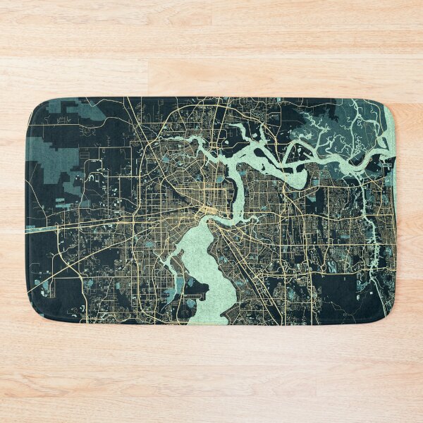 Item preview, Jacksonville City Map of Florida USA - Summer designed and sold by deMAP.