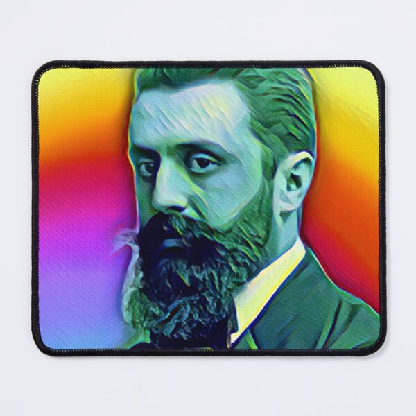 Item preview, Theodor Herzl Artwork | Theodor Herzl Portrait | Theodor Herzl Wall Art designed and sold by Suyogsonar25.