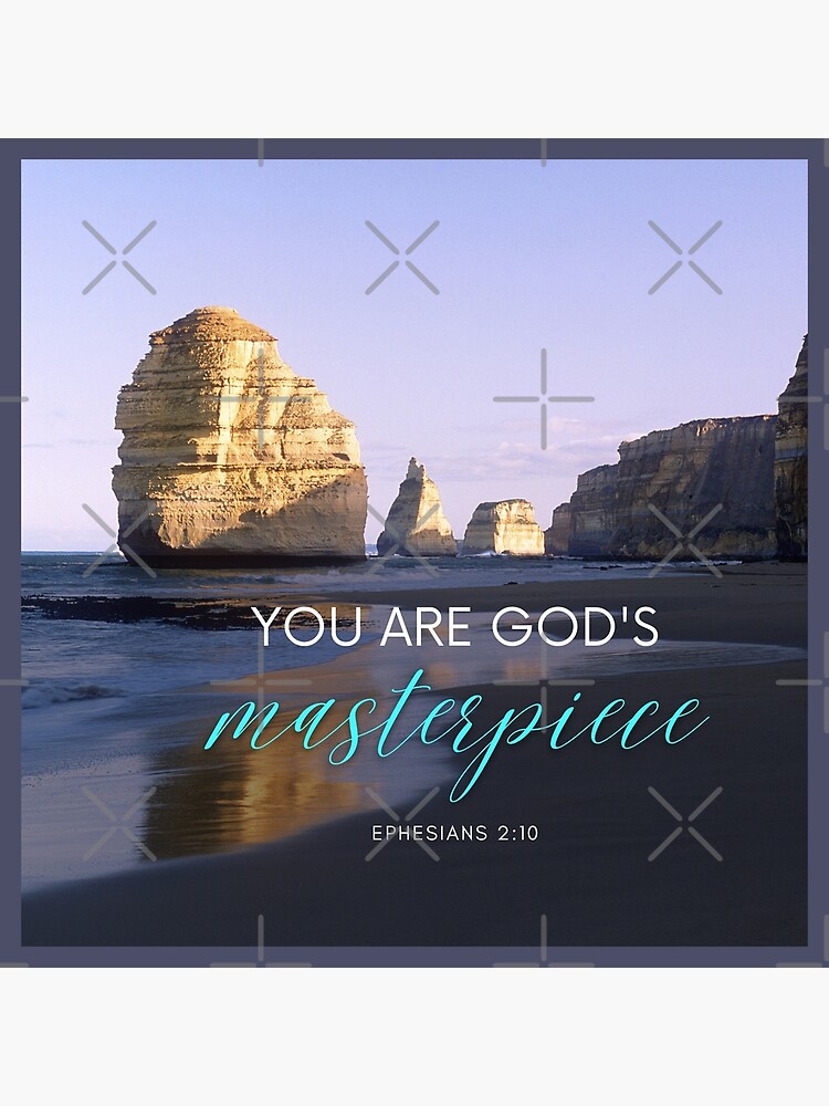 "You are God's masterpiece" Poster for Sale by praveendake Redbubble