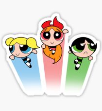 powerpuff girls stickers redbubble