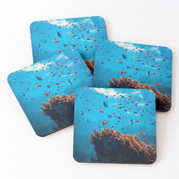 Item preview, Group of Adorable Fish Living in Coral Reef designed and sold by Luxxe87.