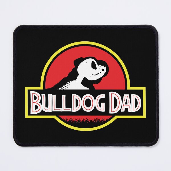 Item preview, (For Dark Background) Jurassic English Bulldog Dad designed and sold by More Cute Dogs.