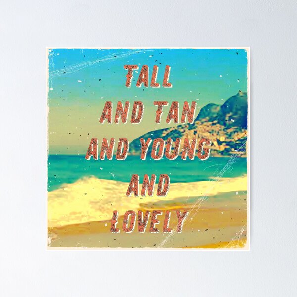 Item preview, Girl from Ipanema #1 Square - A Hell Songbook Edition designed and sold by Hell-Prints.
