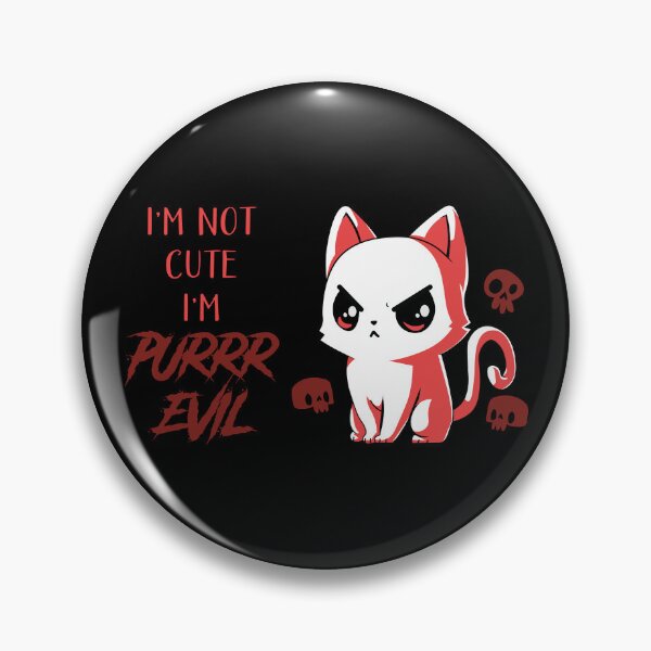 Item preview, Evil Cat Funny Tee designed and sold by quickkaart.