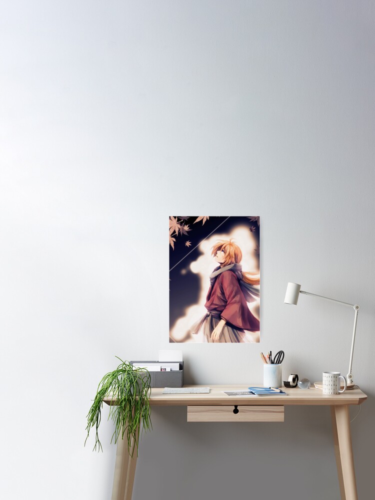 Himura Kenshin Rurouni Kenshin Anime Waifu Poster for Sale by tamikabee