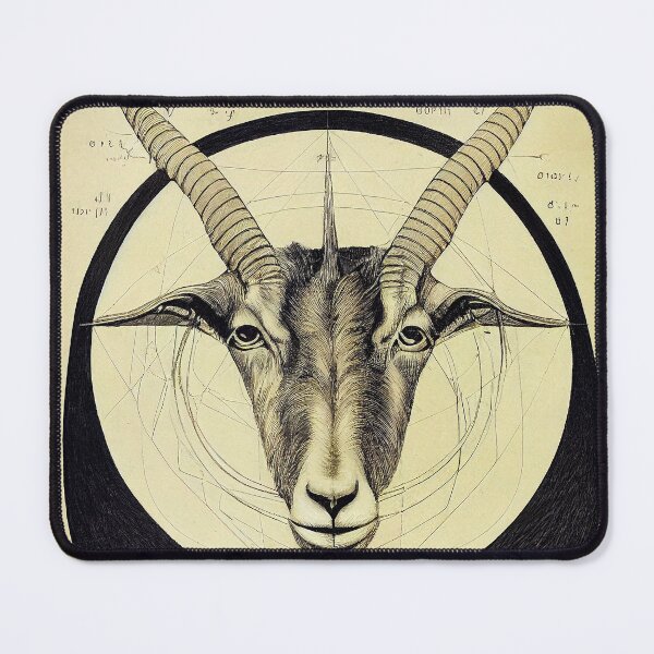 Item preview, Vintage Goat Sketch designed and sold by ladarkepoque.