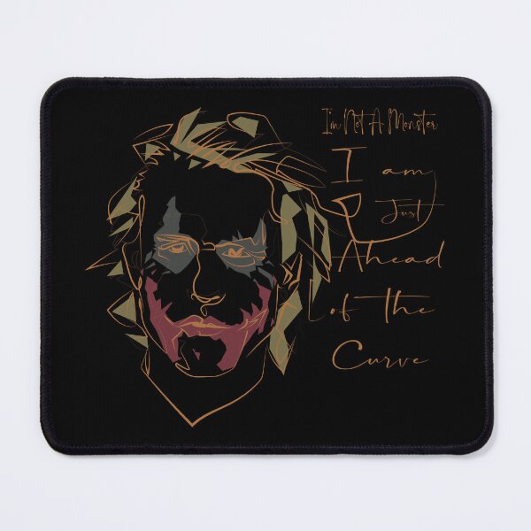 Item preview, Continuous Line graphic minimalist art Joker I'm not a monster, I am just ahead of the curve designed and sold by scribblelife.