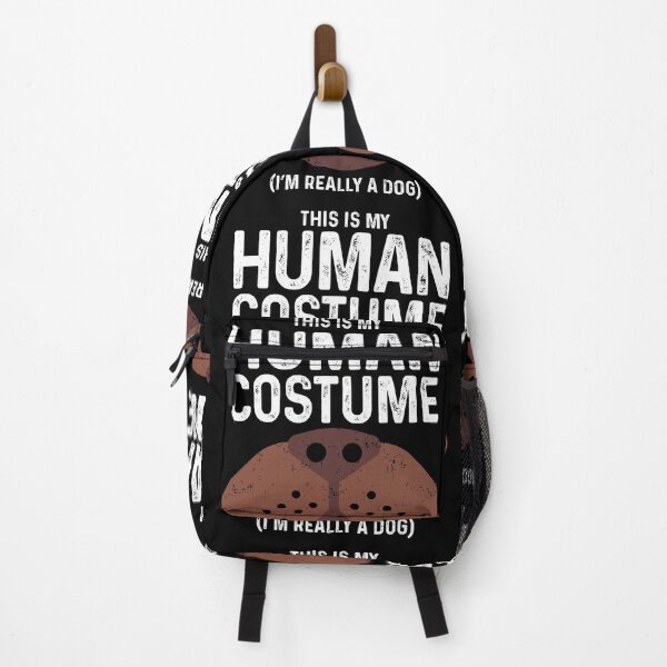 Item preview, This Is My Human Costume I'm Really A Dog Funny Halloween designed and sold by GravitiTees.