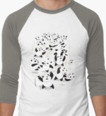 PANDAMONIUM Men's Baseball ¾ T-Shirt