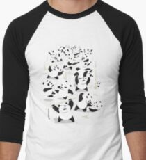 PANDAMONIUM Men's Baseball ¾ T-Shirt
