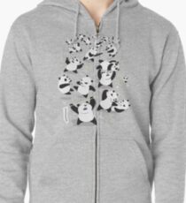 PANDAMONIUM Hoodie mit Reißverschluss