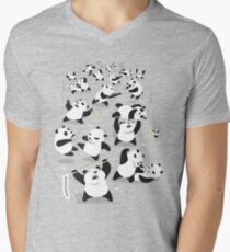 PANDAMONIUM Men's V-Neck T-Shirt