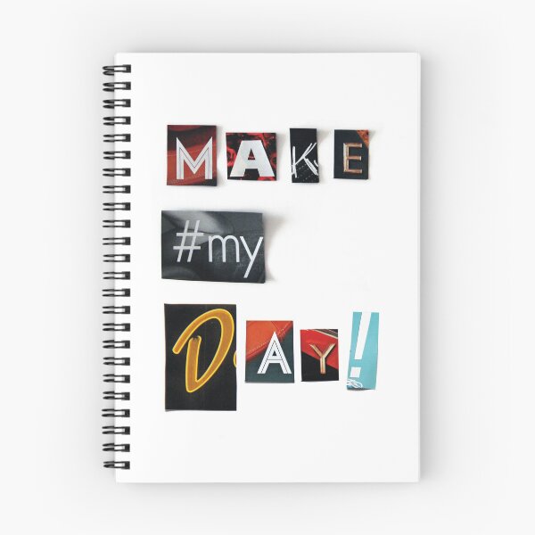 Item preview, Make my Day - anonymous threatening letters - SQUARE designed and sold by Hell-Prints.