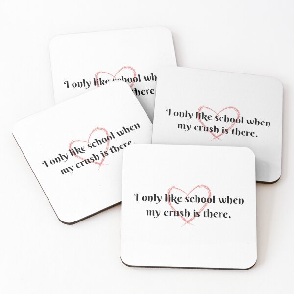Item preview, I only like school when my crush is there designed and sold by IKnowYouLoveMe.