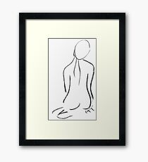 Nude Drawing I Framed Print