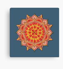 Sacred Pizza Canvas Print