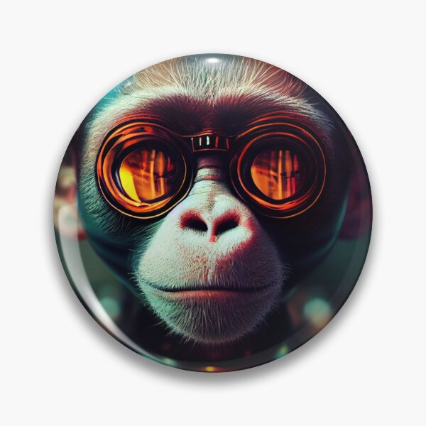 Item preview, Sweet future monkey cyborg designed and sold by FuturistDesigns.