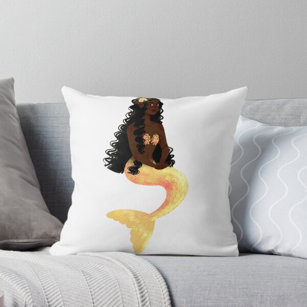 Item preview, Mermaid art, Mermaid drawings, Black mermaid designed and sold by HanspetBruckner.
