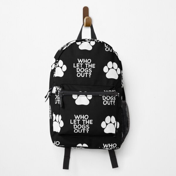Item preview, Black and White Who Let The Dogs Out designed and sold by CoolYule.