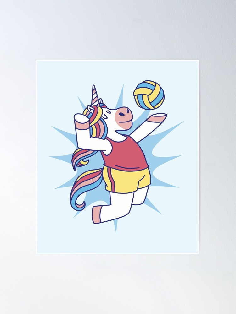 版画 Unicorn Volleyball print fposter,medium,wall_texture,