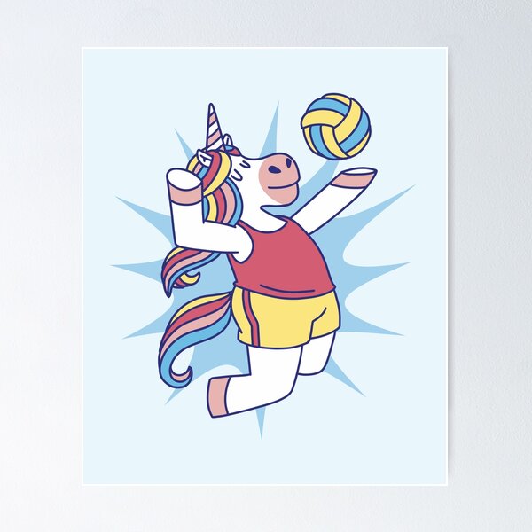 版画 Unicorn Volleyball print 版画 Unicorn Volleyball print fposter,medium,wall_texture,