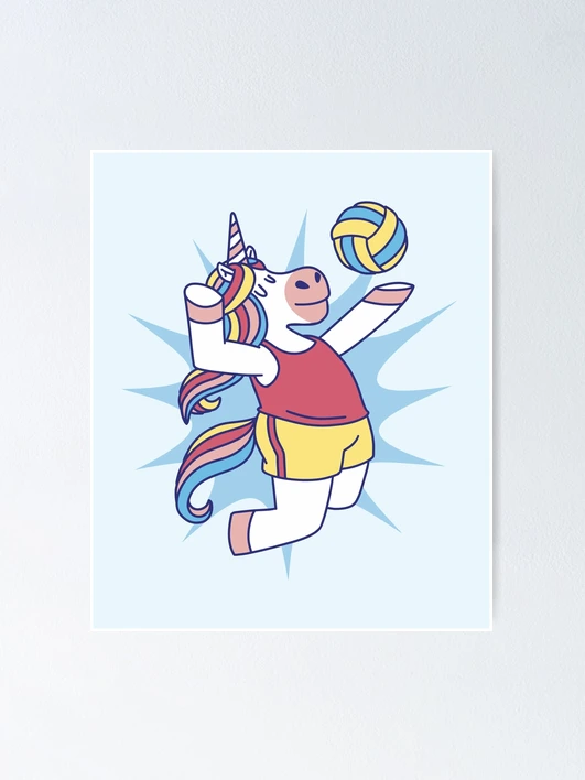 版画 Unicorn Volleyball print fposter,medium,wall_texture,