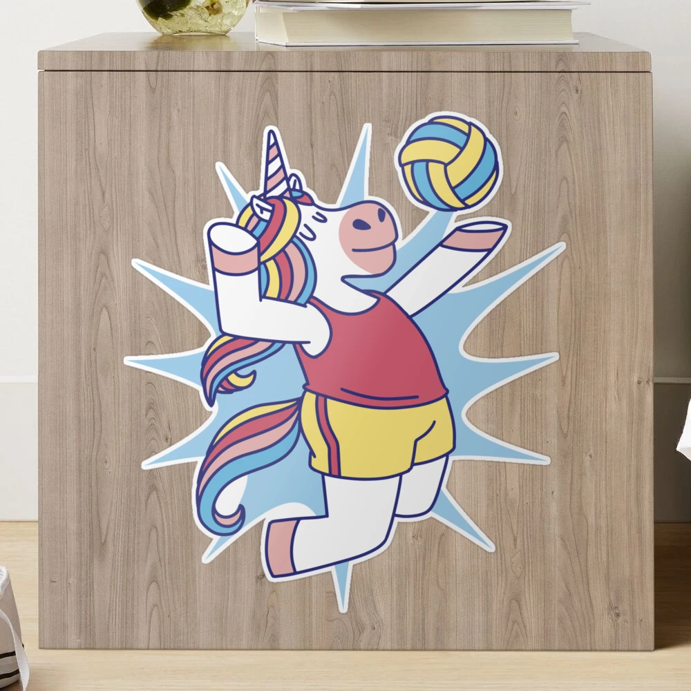Unicorn Playing Volleyball | Unicorn Art | Fantasy Art