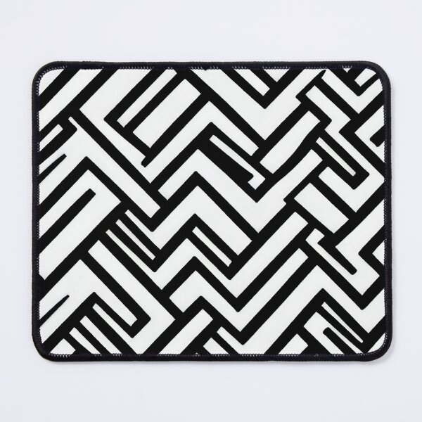 Item preview, Modern Black Geometric Textures on White Background designed and sold by NECHSTORE.