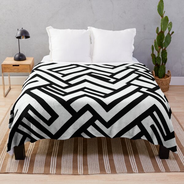 Item preview, Modern Black Geometric Textures on White Background designed and sold by NECHSTORE.