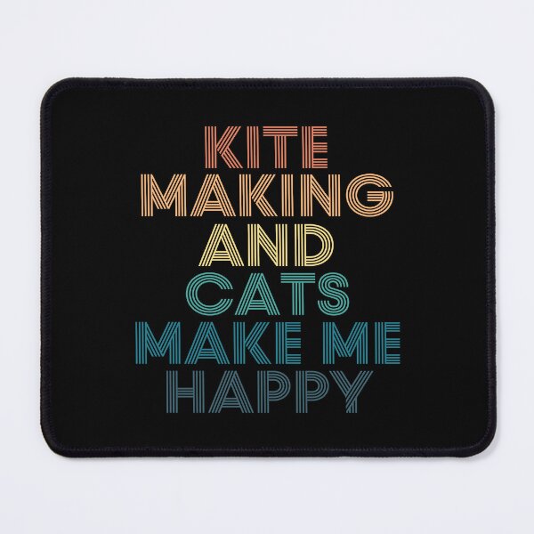 Item preview, Kite Making And Cats Make Me Happy designed and sold by kindxinn.