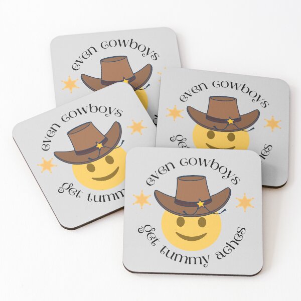 Item preview, Even Cowboys Get Tummy Aches designed and sold by ami.creations.