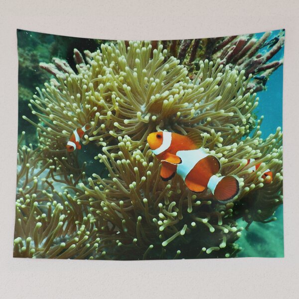 Item preview, Clown Fish with Baby Living in Corals designed and sold by Luxxe87.