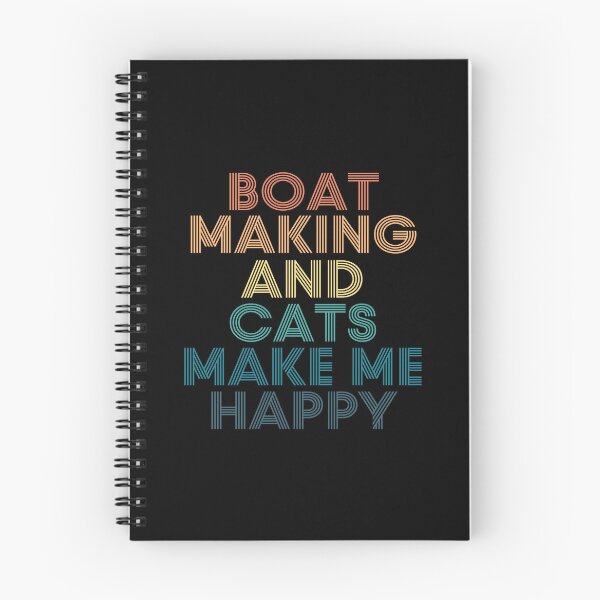 Item preview, Boat Making And Cats Make Me Happy designed and sold by kindxinn.