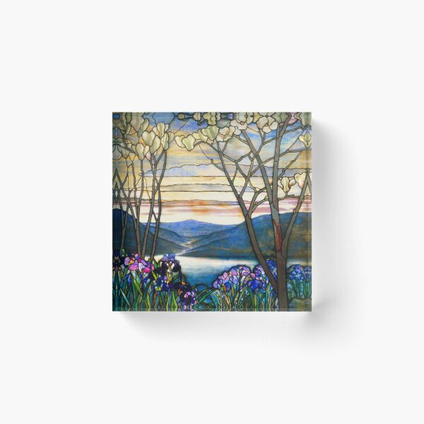 Item preview, Louis Comfort Tiffany - Stained glass 4. Magnolias and irises designed and sold by Olivia-One.