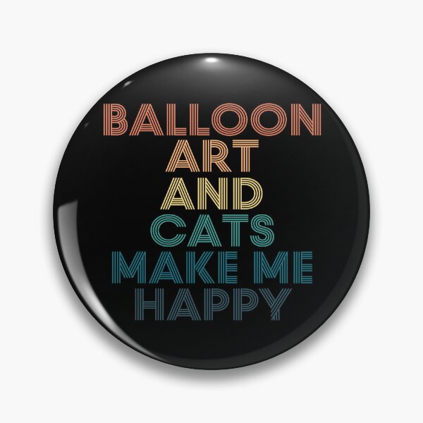 Item preview, Balloon Art And Cats Make Me Happy designed and sold by kindxinn.