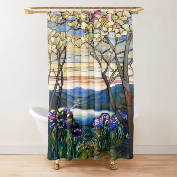 Item preview, Louis Comfort Tiffany - Stained glass 4. Magnolias and irises designed and sold by Olivia-One.