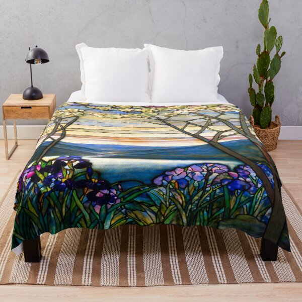 Item preview, Louis Comfort Tiffany - Stained glass 4. Magnolias and irises designed and sold by Olivia-One.