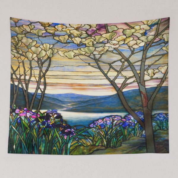 Item preview, Louis Comfort Tiffany - Stained glass 4. Magnolias and irises designed and sold by Olivia-One.