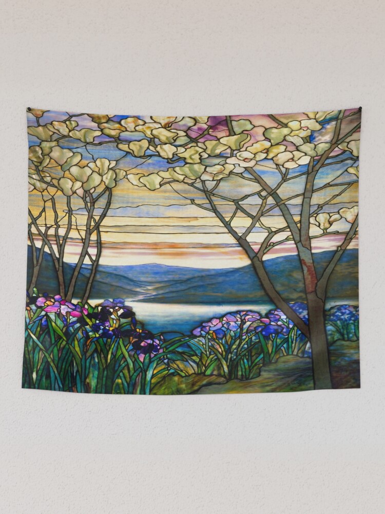 Louis C. Tiffany Scarf : Irises