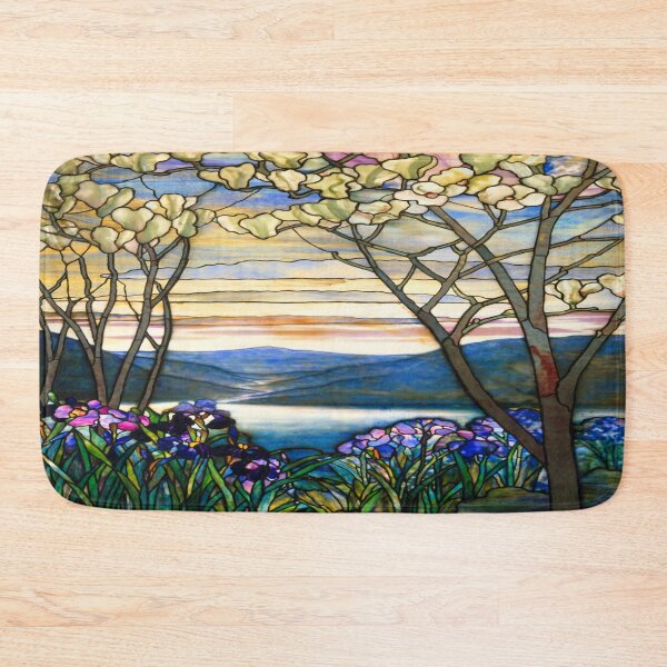 Item preview, Louis Comfort Tiffany - Stained glass 4. Magnolias and irises designed and sold by Olivia-One.