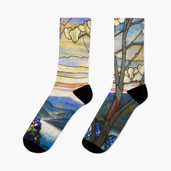 Item preview, Louis Comfort Tiffany - Stained glass 4. Magnolias and irises designed and sold by Olivia-One.