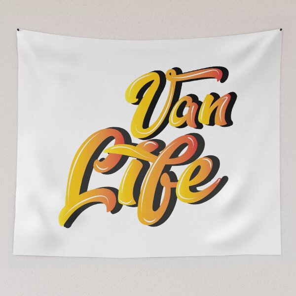 Item preview, Van Life Retro Typography Design designed and sold by urbanbuzzz.