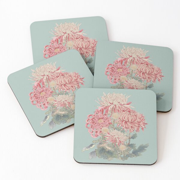 Item preview, Gorgeous Vintage Japanese Hasegawa Chrysanthemum Flowers Illustration designed and sold by TrulyEpoque.