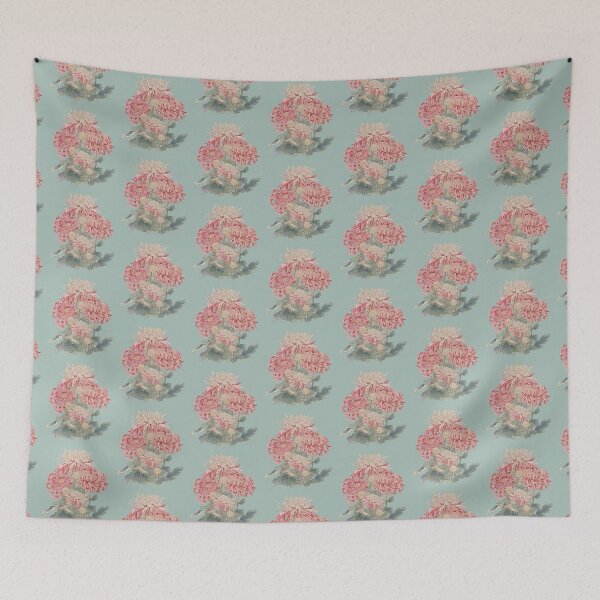 Item preview, Gorgeous Vintage Japanese Hasegawa Chrysanthemum Flowers Illustration designed and sold by TrulyEpoque.