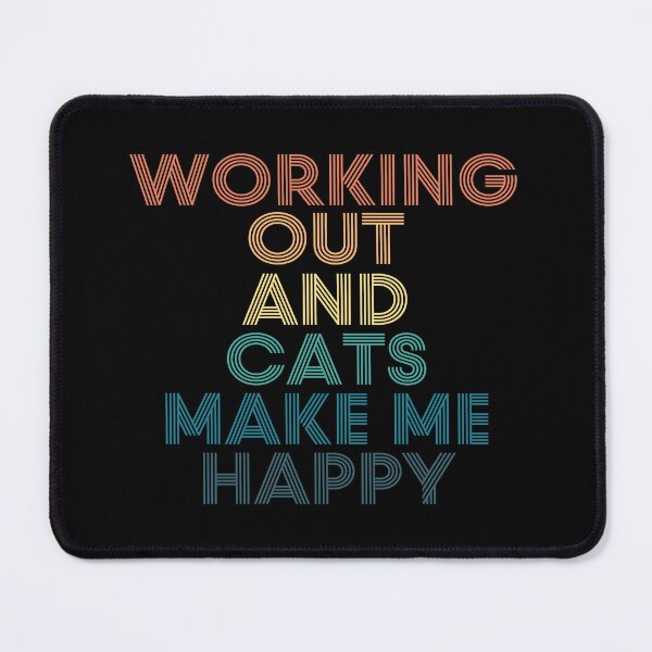 Item preview, Working Out And Cats Make Me Happy designed and sold by kindxinn.