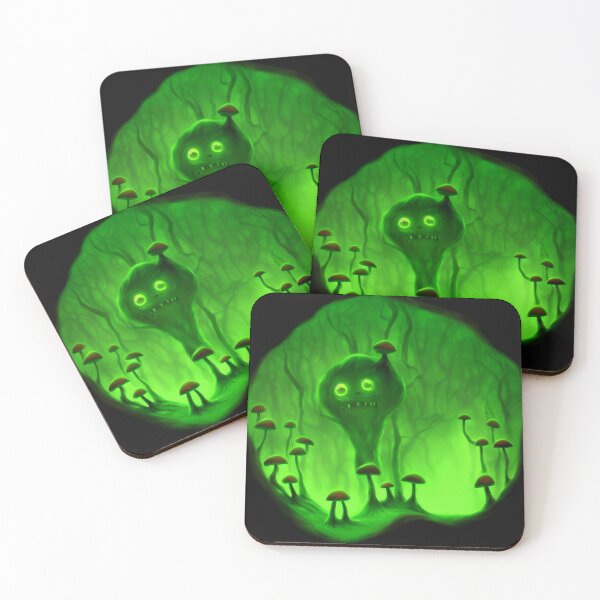 Item preview, Tree-monster in a mushroom forest IX green designed and sold by BrachiaST.
