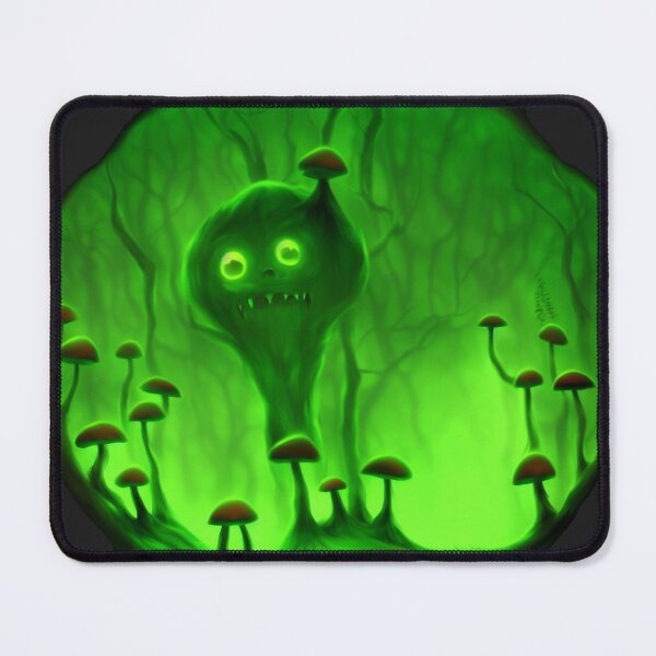 Item preview, Tree-monster in a mushroom forest IX green designed and sold by BrachiaST.