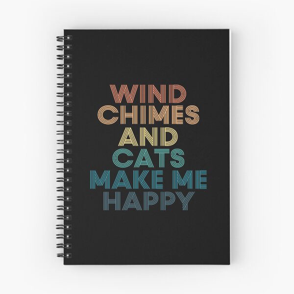 Item preview, Wind Chimes And Cats Make Me Happy designed and sold by kindxinn.