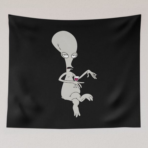 Item preview, "  Black american dad roger" designed and sold by Valenlner.